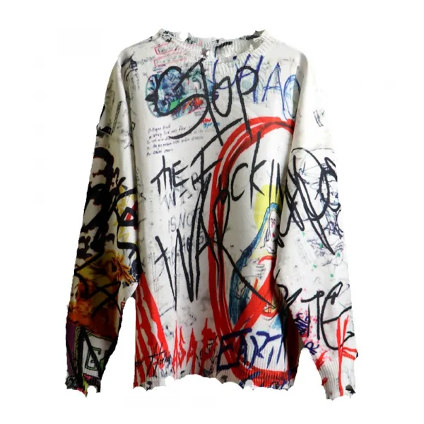 Neon Vandal Graffiti Sweater 01