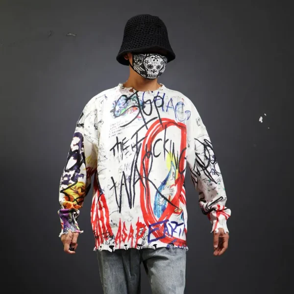 Neon Vandal Graffiti Sweater 05