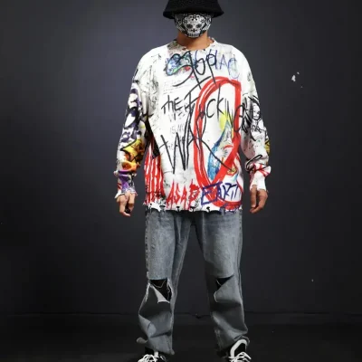 Neon Vandal Graffiti Sweater 06