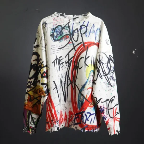 Neon Vandal Graffiti Sweater 08