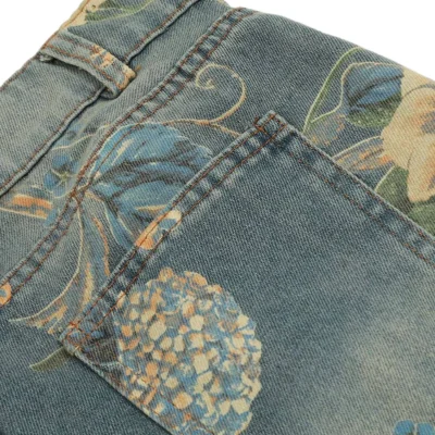 Bloomscape Retro Printed Jeans 010