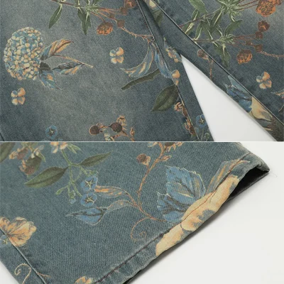 Bloomscape Retro Printed Jeans 014