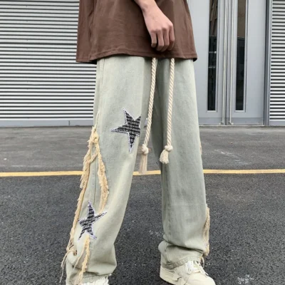 Cosmic Trail Denim Straight Cut Jeans 08