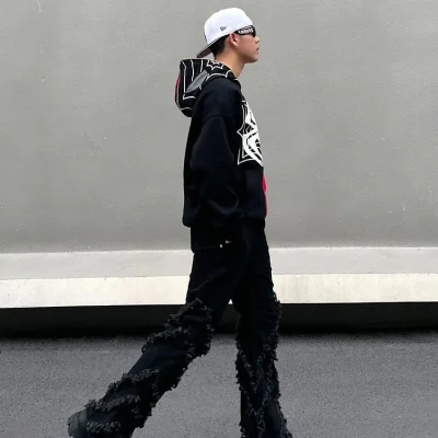 Fringe Vibe Slim Tapered Jeans 010