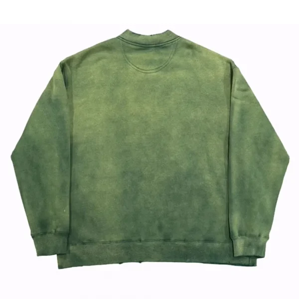 Heavy Meowtal Bass Green Crewneck Sweatshirt 02