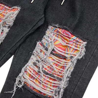 Neon Riot Patchwork Jeans 03