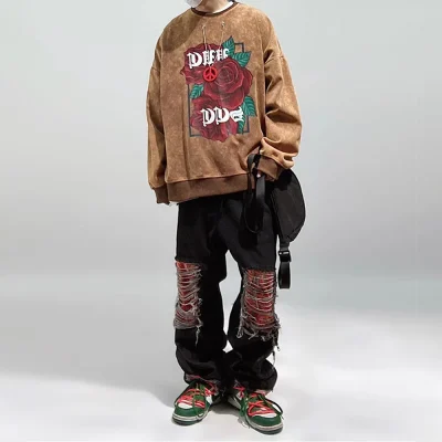 Neon Riot Patchwork Jeans 08