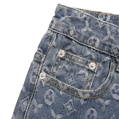 Skyline Jacquard Straight Fit Jeans 07