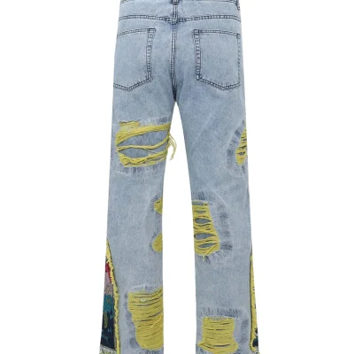 Wild Bloom Embroidered Jeans 03