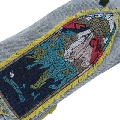 Wild Bloom Embroidered Jeans 05