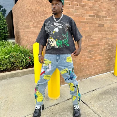 Wild Bloom Embroidered Jeans 12