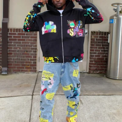 Wild Bloom Embroidered Jeans 16