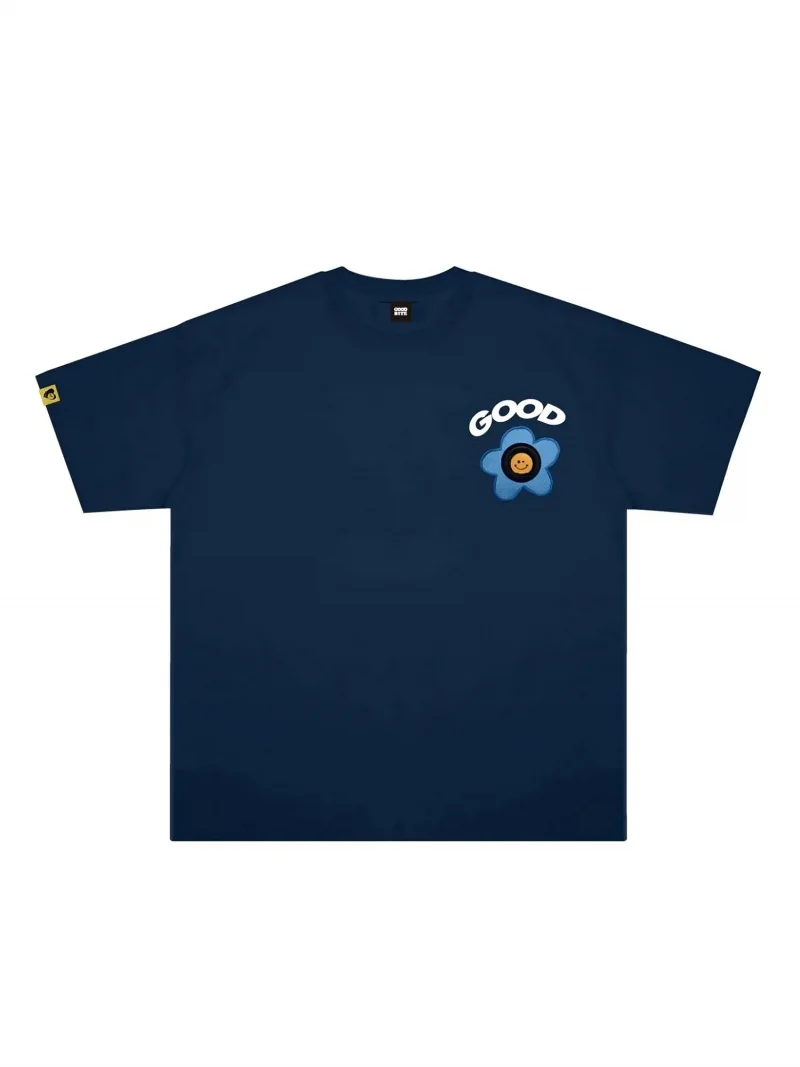 EmoPulse Smart Tee Mood-Display Tech with Cooling Comfort Navy 00
