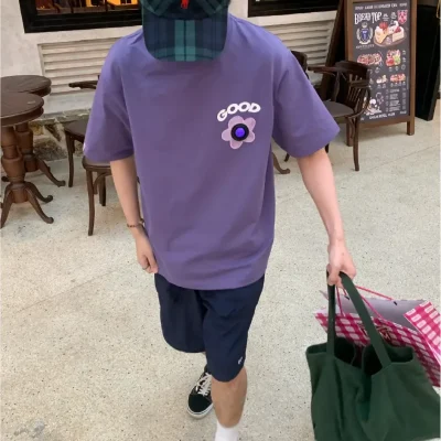 EmoPulse Smart Tee Mood-Display Tech with Cooling Comfort Purple 02