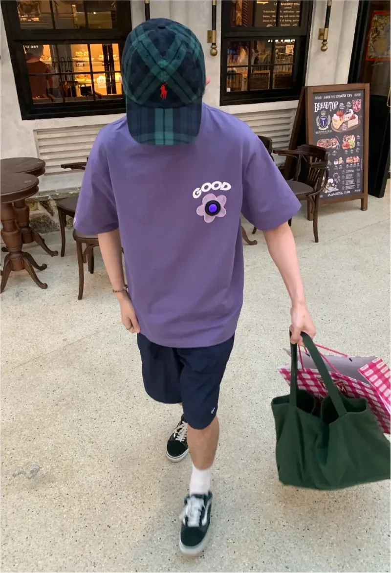 EmoPulse Smart Tee Mood-Display Tech with Cooling Comfort Purple 02